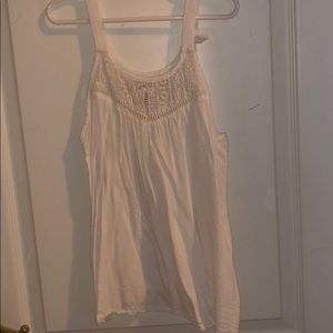 Cute White Lace Tank Top